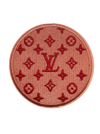 Round iron on embroidery patches 2