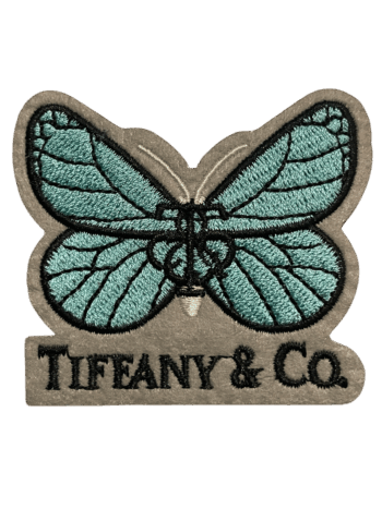 Butterfly Tif iron on embroidery patches