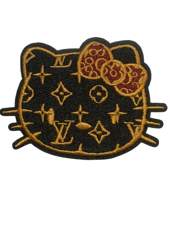 Cat iron on embroidery patches