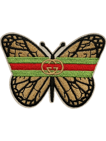 Butterfly iron on embroidery patches