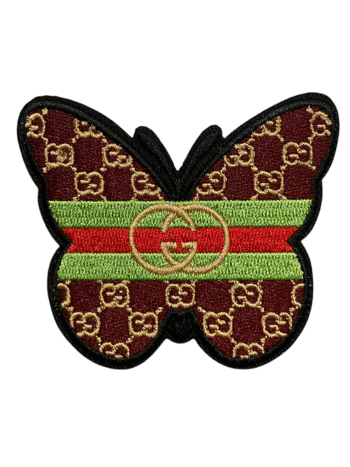 Butterfly iron on embroidery patches