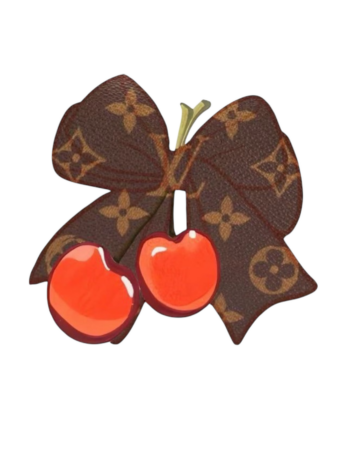 Brown bow  design iron on heat transfers