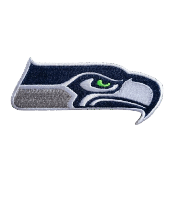 Seattle Seahawks logo NFL embroidery design