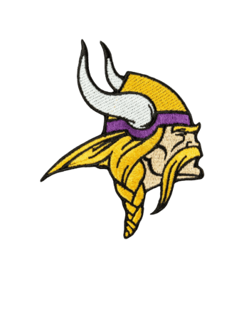 Minnesota Vikings logo NFL embroidery design