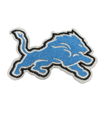 Detroit Lions logo NFL embroidery design