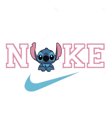 Cartoon Swoosh iron on heat transfers