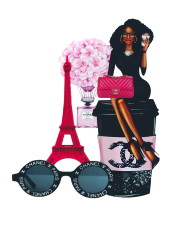 Fashion paris Iron On heat transfer