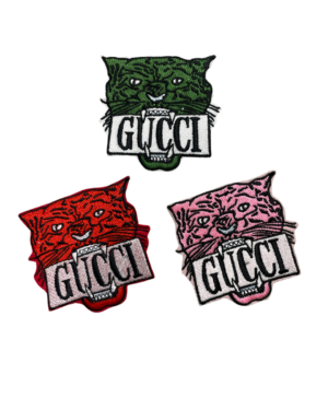 Fashion iron on tiger patches