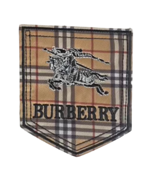 B pocket iron on patches