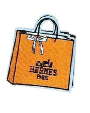 H bag Iron on patches